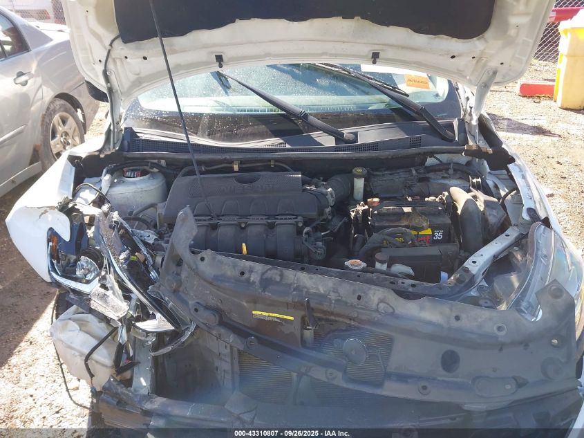 2018 Nissan Sentra S VIN: 3N1AB7AP9JY250012 Lot: 43310807