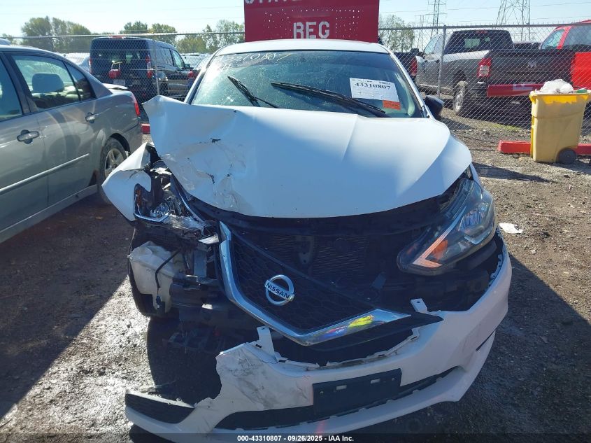 2018 Nissan Sentra S VIN: 3N1AB7AP9JY250012 Lot: 43310807