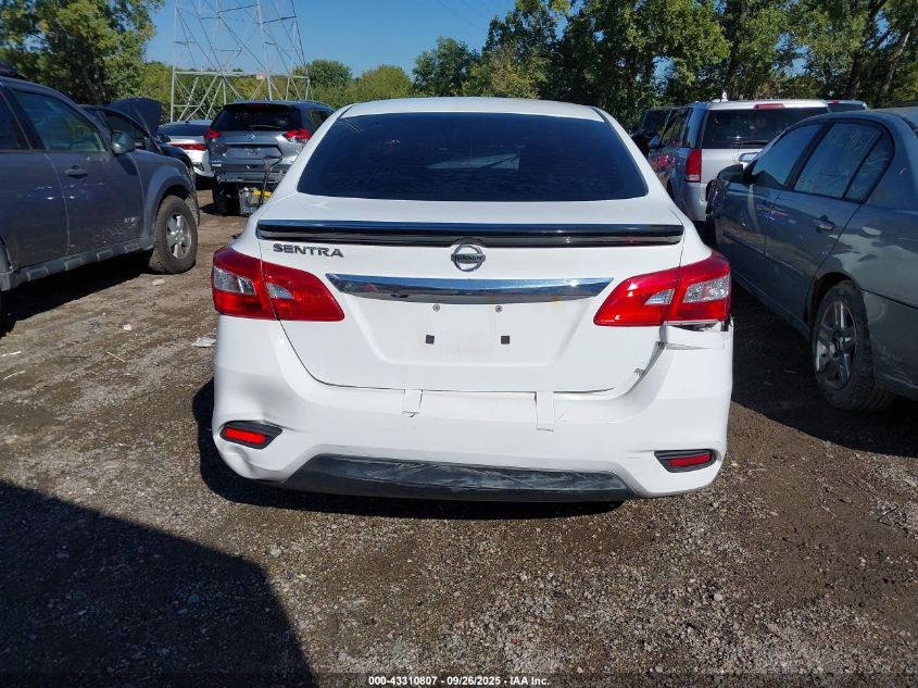 2018 Nissan Sentra S VIN: 3N1AB7AP9JY250012 Lot: 43310807