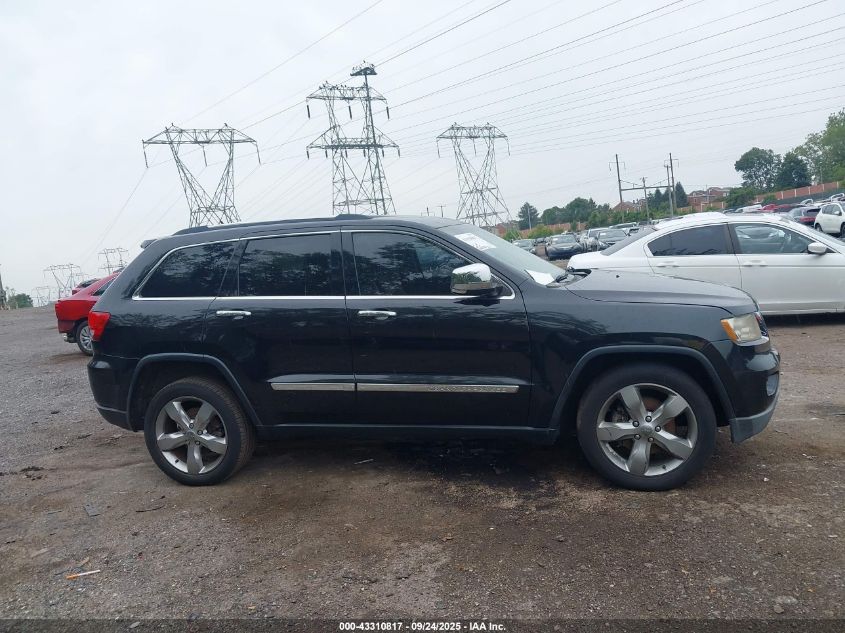 2013 Jeep Grand Cherokee Overland VIN: 1C4RJECT0DC636753 Lot: 43310817