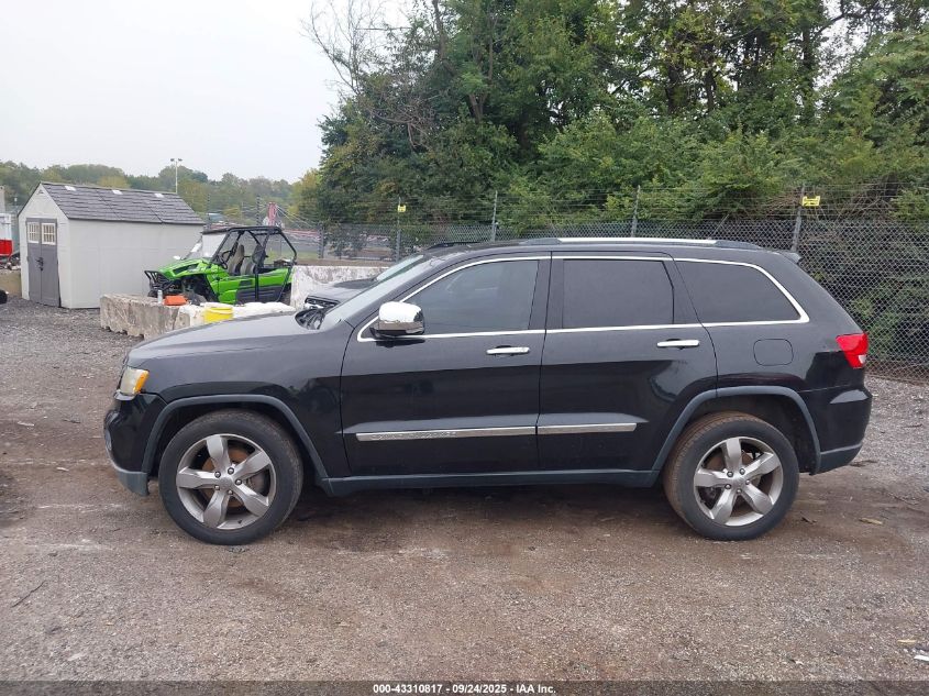 2013 Jeep Grand Cherokee Overland VIN: 1C4RJECT0DC636753 Lot: 43310817