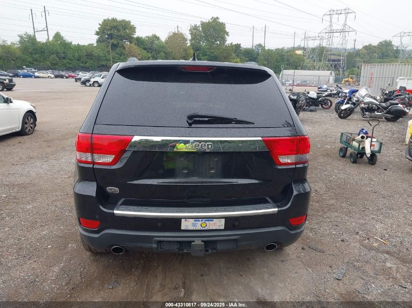 2013 Jeep Grand Cherokee Overland VIN: 1C4RJECT0DC636753 Lot: 43310817