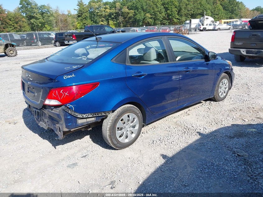 2016 HYUNDAI ACCENT SE - KMHCT4AE8GU029346