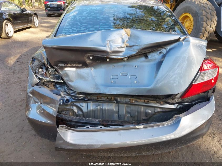 2012 Honda Civic Lx VIN: 19XFB2F5XCE092295 Lot: 43310891