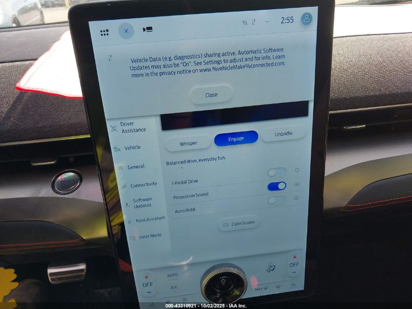 2021 Ford Mustang Mach-E Premium VIN: 3FMTK3SU2MMA02680 Lot: 43310921