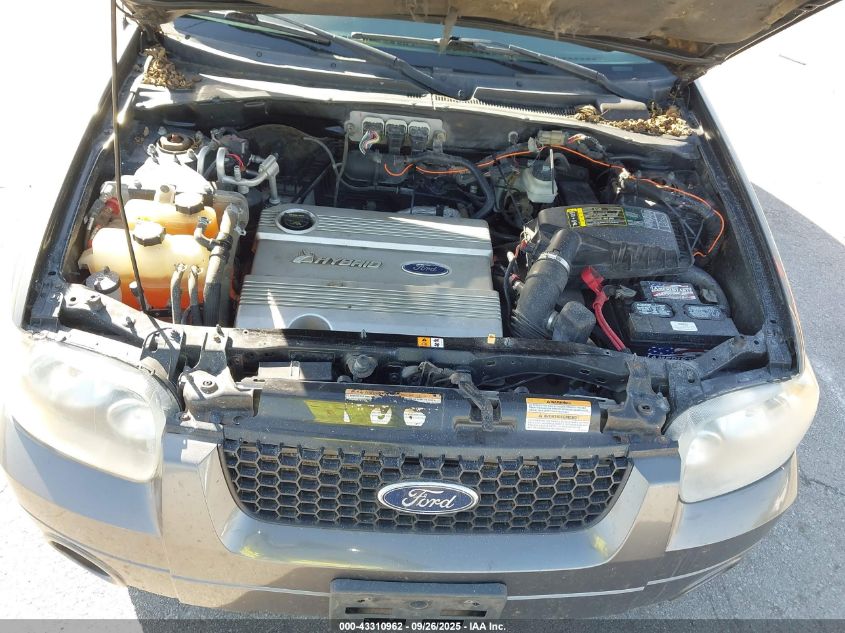 2006 Ford Escape Hybrid VIN: 1FMCU96H36KA74797 Lot: 43310962