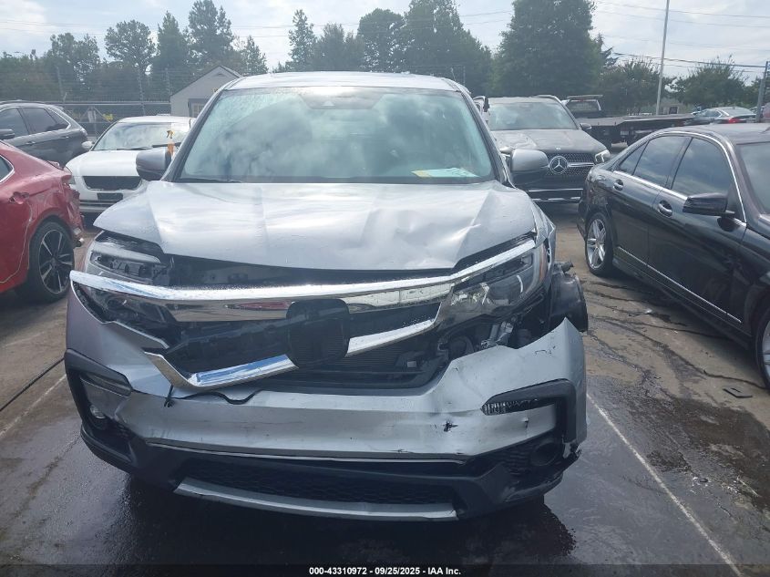 2022 Honda Pilot 2Wd Ex-L VIN: 5FNYF5H52NB010214 Lot: 43310972