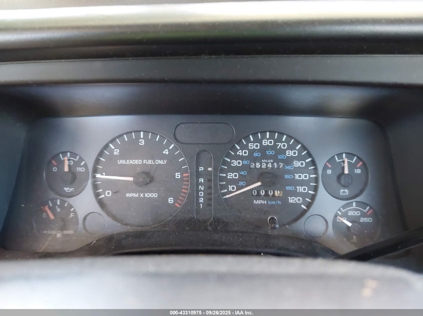 1996 Dodge Ram 1500 VIN: 1B7HC16Z0TS600404 Lot: 43310975