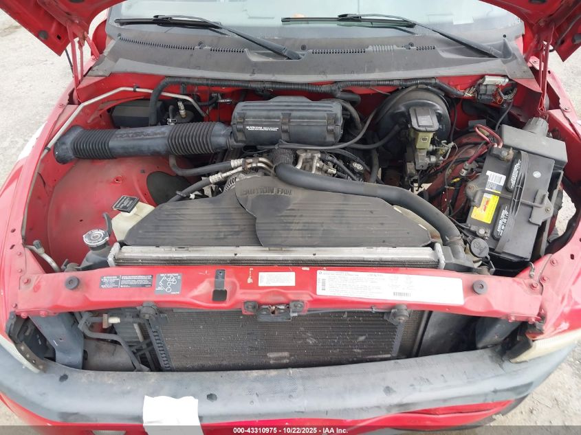 1996 Dodge Ram 1500 VIN: 1B7HC16Z0TS600404 Lot: 43310975