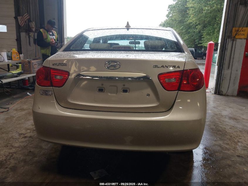 2010 Hyundai Elantra Gls VIN: KMHDU4AD9AU074120 Lot: 43310977