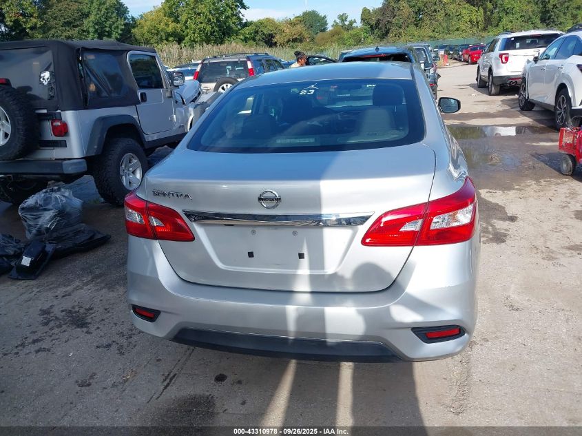 2018 Nissan Sentra S VIN: 3N1AB7AP3JY311659 Lot: 43310978