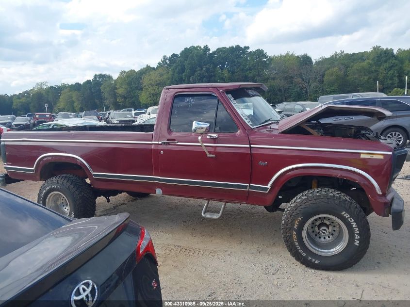 1982 Ford F150 VIN: 1FTDF15E6CNA64271 Lot: 43310985