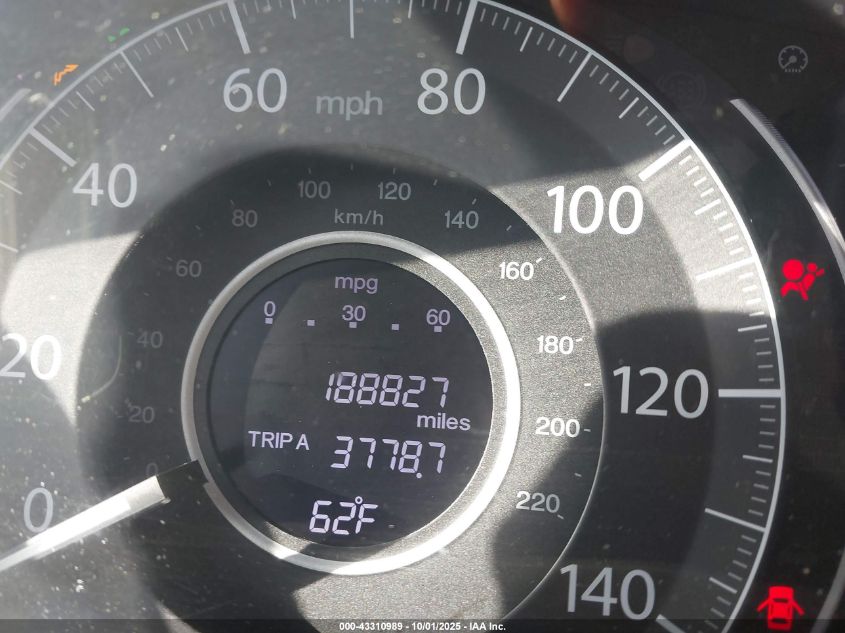 2013 Honda Cr-V Lx VIN: 2HKRM4H3XDH616864 Lot: 43310989