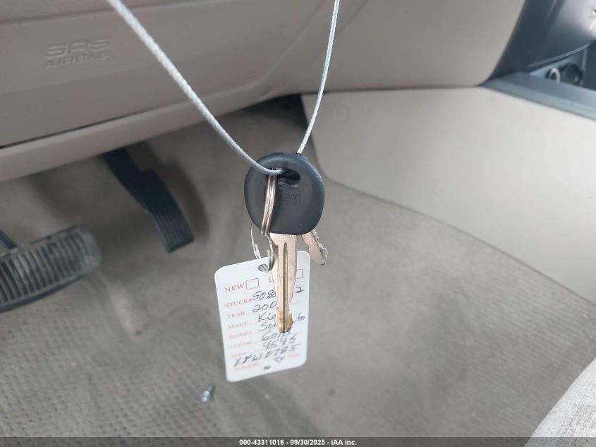 2008 Kia Sorento Lx Base VIN: KNDJD735985774545 Lot: 43311016