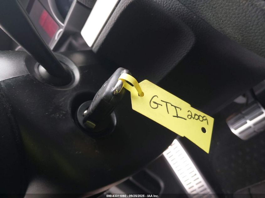 2009 Volkswagen Gti 4-Door VIN: WVWHV71K39W106434 Lot: 43311060