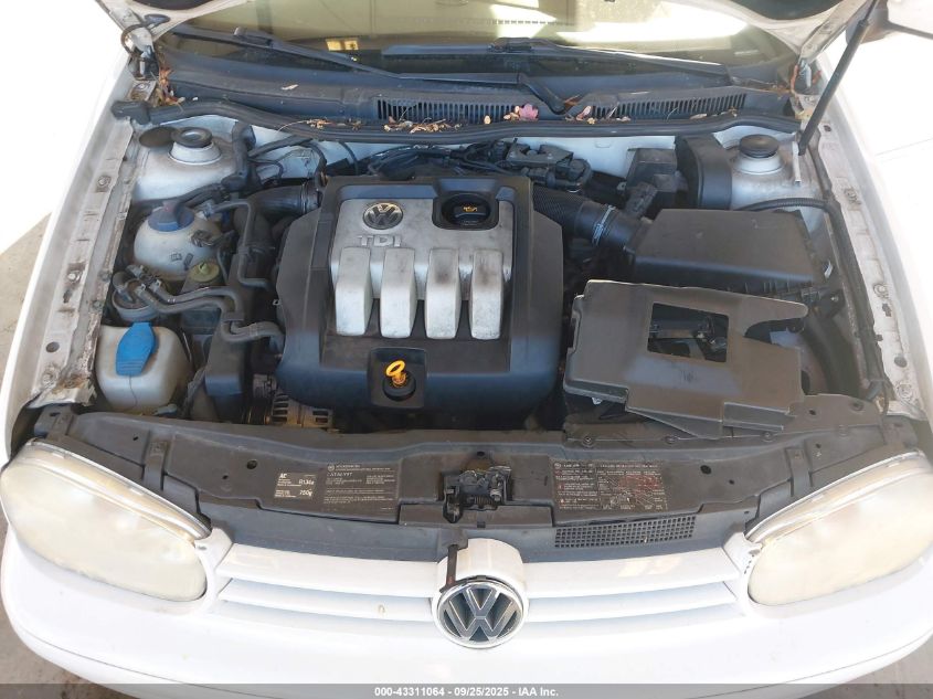 2004 Volkswagen Golf Gls Tdi VIN: 9BWGR61J444019900 Lot: 43311064