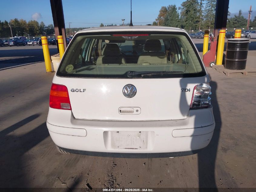 2004 Volkswagen Golf Gls Tdi VIN: 9BWGR61J444019900 Lot: 43311064