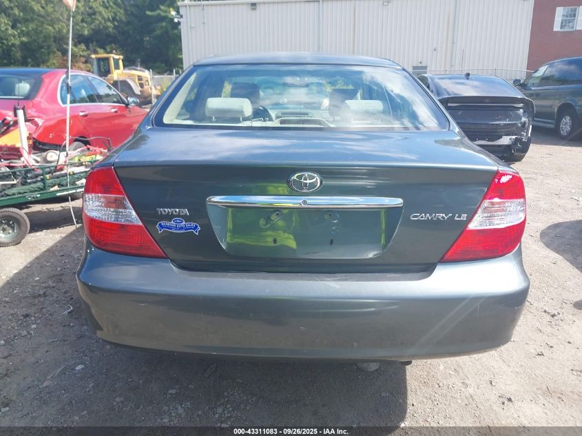 2004 Toyota Camry Le VIN: 4T1BE32K14U280080 Lot: 43311083