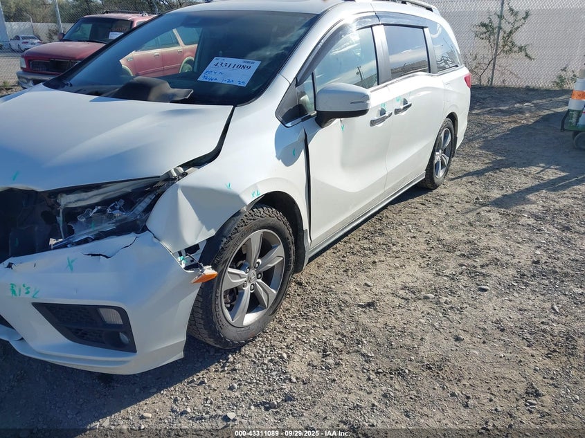 2018 HONDA ODYSSEY EX-L - 5FNRL6H78JB032491