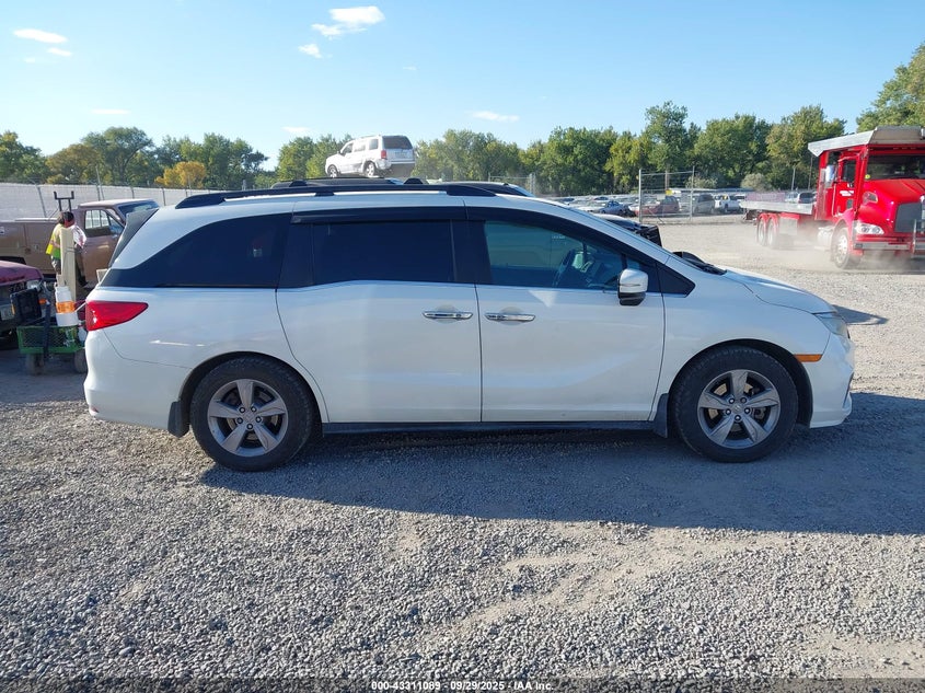 2018 HONDA ODYSSEY EX-L - 5FNRL6H78JB032491
