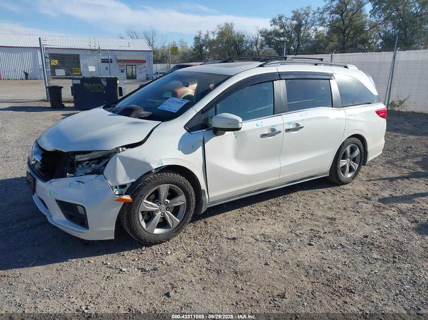 2018 HONDA ODYSSEY EX-L - 5FNRL6H78JB032491