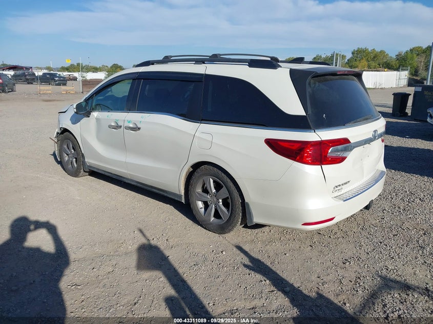 2018 HONDA ODYSSEY EX-L - 5FNRL6H78JB032491