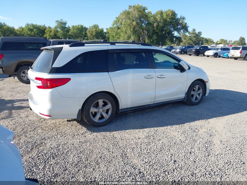 2018 HONDA ODYSSEY EX-L - 5FNRL6H78JB032491