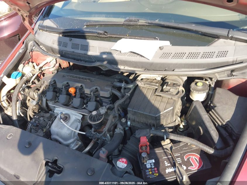 2008 Honda Civic Lx VIN: 2HGFA16528H529765 Lot: 43311101