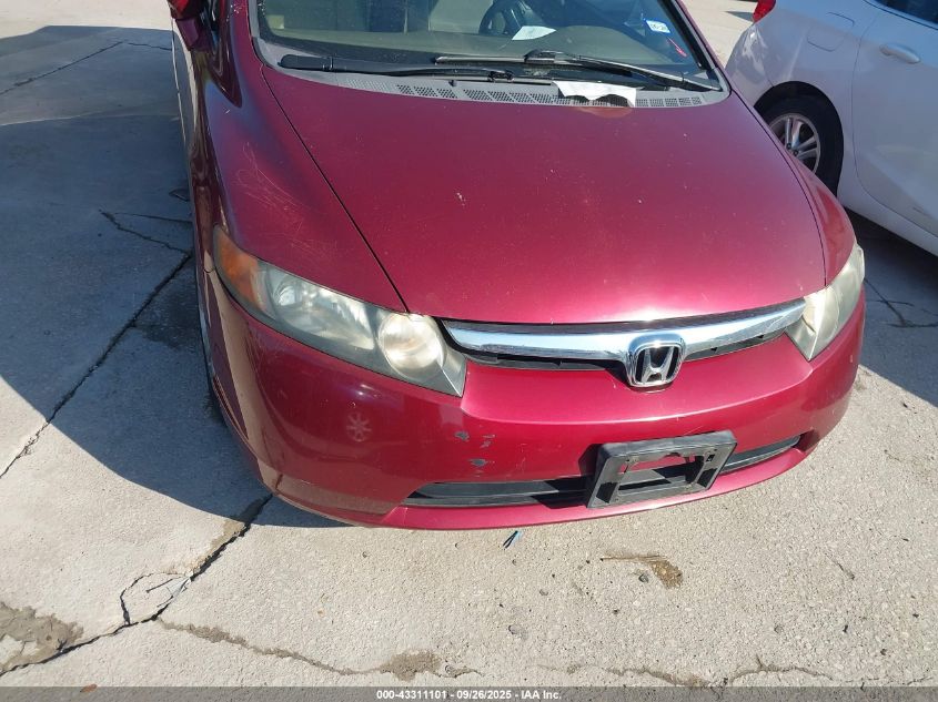 2008 Honda Civic Lx VIN: 2HGFA16528H529765 Lot: 43311101