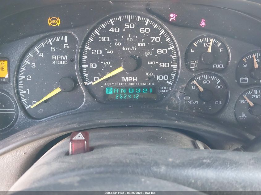 2000 GMC Sierra 1500 Sle VIN: 2GTEC19T5Y1168507 Lot: 43311131