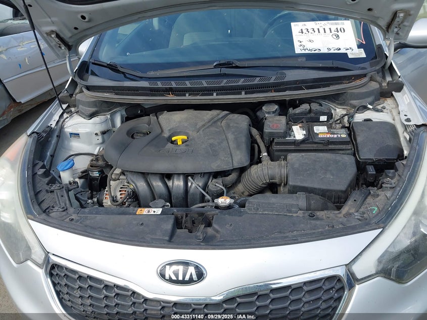 2015 KIA FORTE EX KNAFX4A80F5362551
