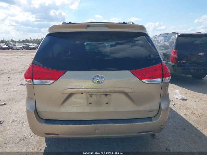 2012 Toyota Sienna Le V6 8 Passenger VIN: 5TDKK3DC7CS196464 Lot: 43311166
