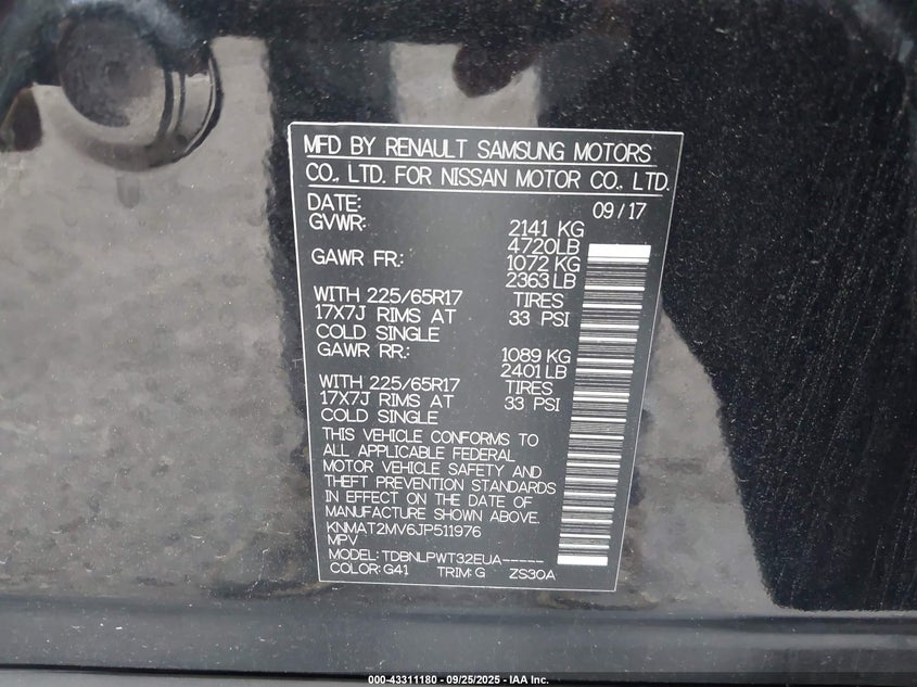 2018 NISSAN ROGUE S - KNMAT2MV6JP511976