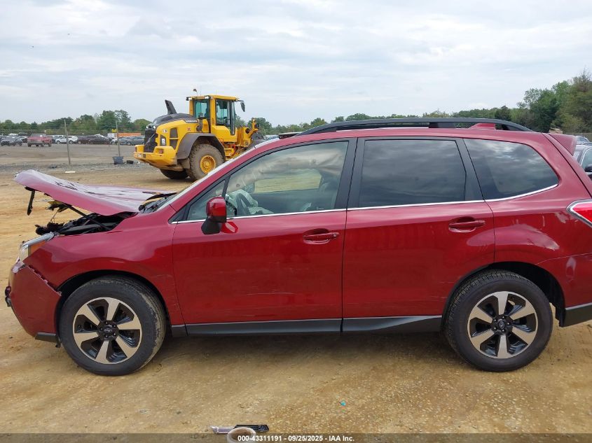 2018 Subaru Forester 2.5I Limited VIN: JF2SJAJC4JH440599 Lot: 43311191