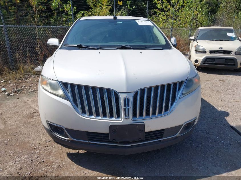 2012 Lincoln Mkx VIN: 2LMDJ6JK1CBL01882 Lot: 43311201
