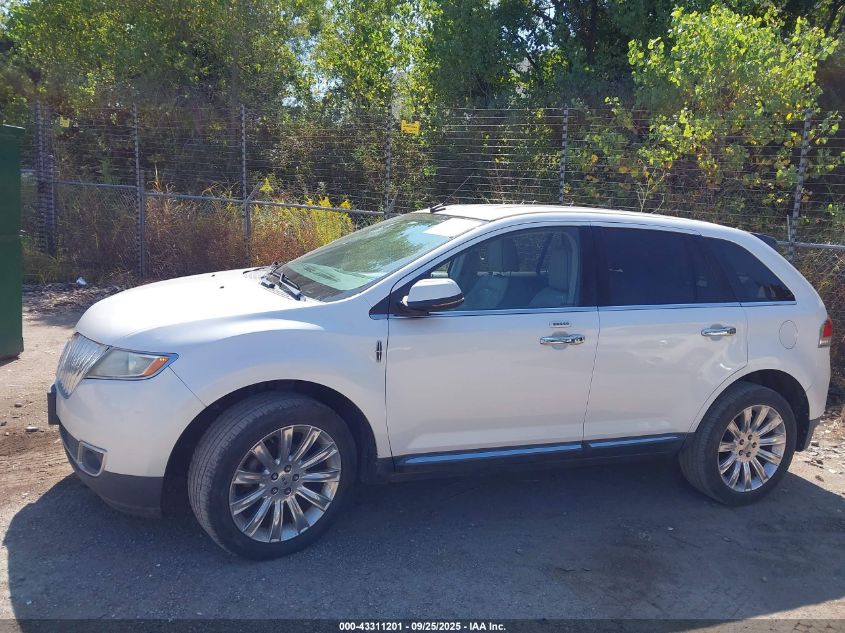 2012 Lincoln Mkx VIN: 2LMDJ6JK1CBL01882 Lot: 43311201