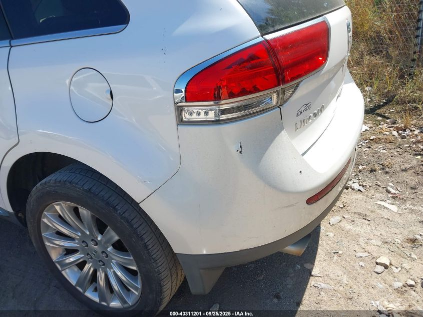 2012 Lincoln Mkx VIN: 2LMDJ6JK1CBL01882 Lot: 43311201