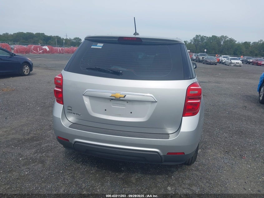 2017 Chevrolet Equinox Ls VIN: 2GNALBEK4H1539066 Lot: 43311203