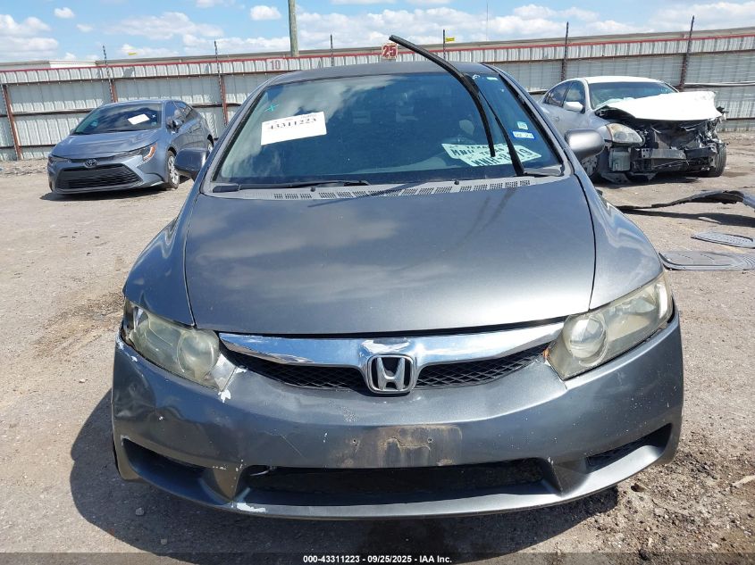 2009 Honda Civic Lx VIN: 2HGFA16519H320874 Lot: 43311223