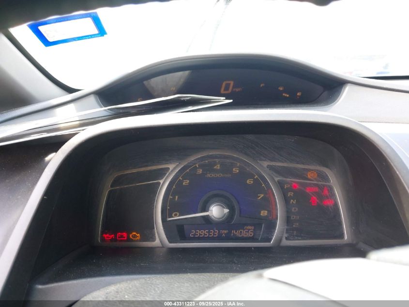 2009 Honda Civic Lx VIN: 2HGFA16519H320874 Lot: 43311223