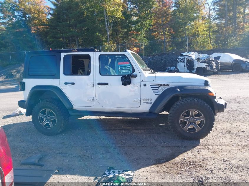 2018 JEEP WRANGLER UNLIMITED SPORT S 4X4 1C4HJXDG4JW127140
