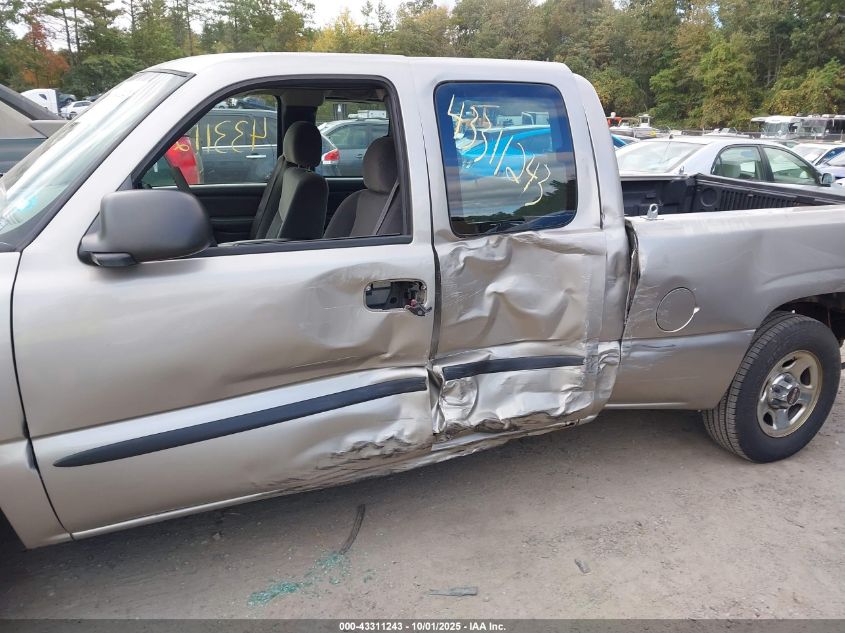 2003 GMC Sierra 1500 VIN: 2GTEC19XX31344852 Lot: 43311243