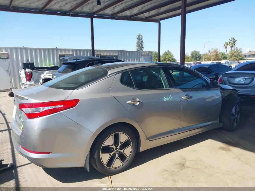 2013 Kia Optima Hybrid Ex VIN: KNAGM4AD2D5053090 Lot: 43311261