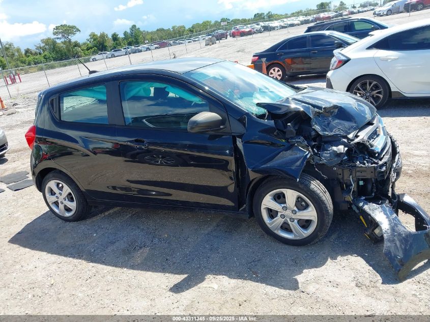 2021 Chevrolet Spark Fwd Ls Automatic VIN: KL8CB6SA9MC712505 Lot: 43311345