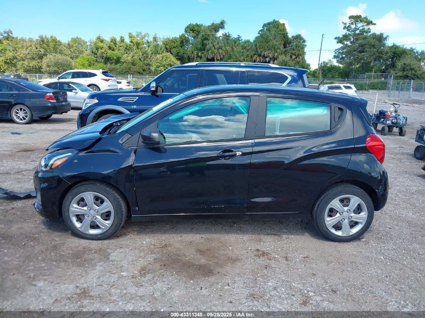 2021 Chevrolet Spark Fwd Ls Automatic VIN: KL8CB6SA9MC712505 Lot: 43311345