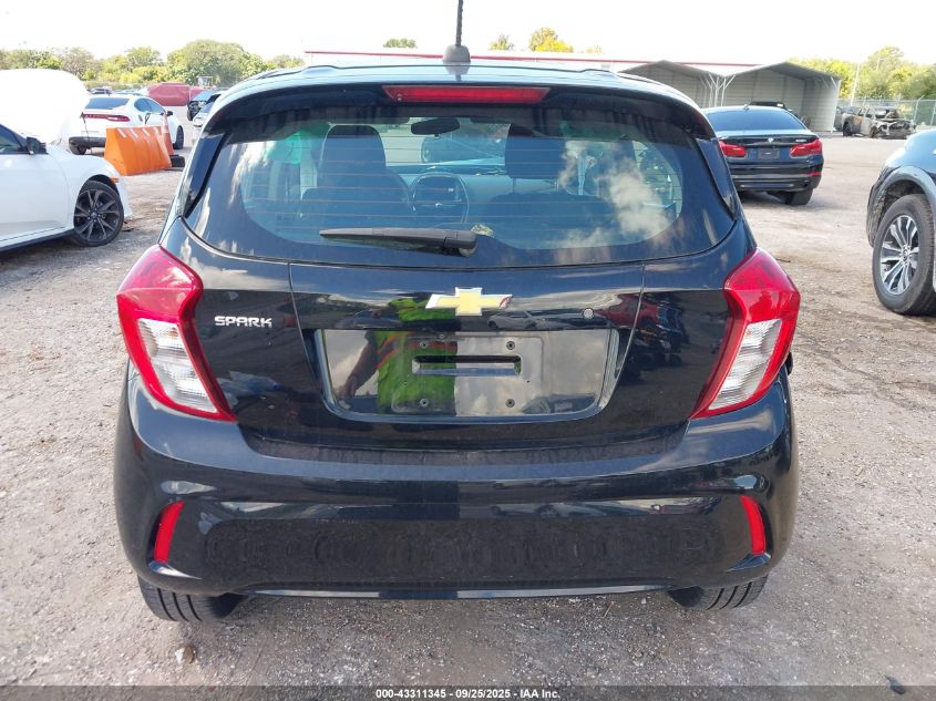 2021 Chevrolet Spark Fwd Ls Automatic VIN: KL8CB6SA9MC712505 Lot: 43311345