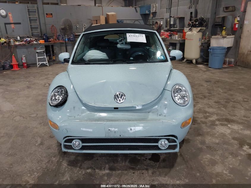 2004 Volkswagen New Beetle Gls VIN: 3VWCM31Y44M327136 Lot: 43311372