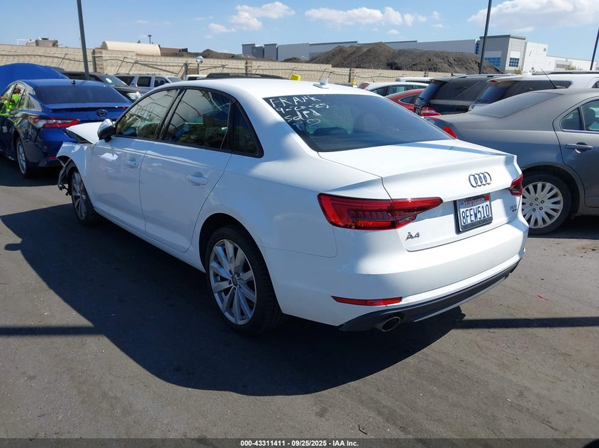2017 AUDI A4 2.0T ULTRA PREMIUM - WAUGMAF4XHA175099