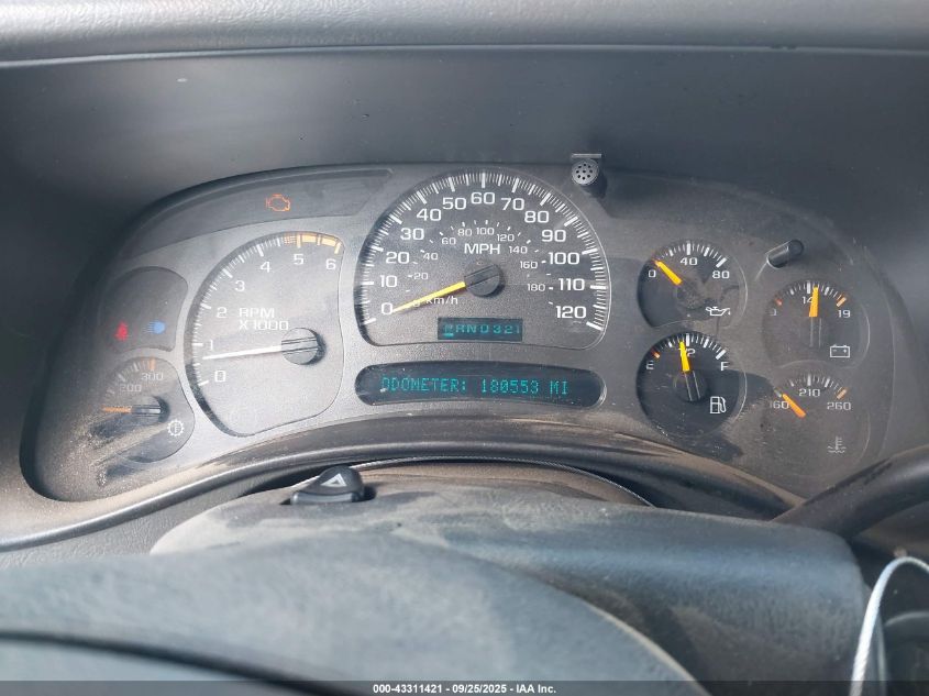 2003 Chevrolet Silverado 2500Hd Ls VIN: 1GCHC23G63F196770 Lot: 43311421