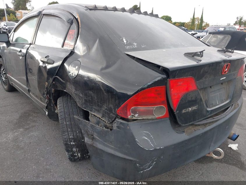 2008 Honda Civic Lx VIN: 1HGFA16578L008608 Lot: 43311431